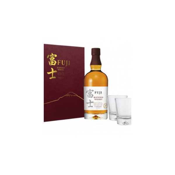 Coffret Fuji Sanroku Blended Whisky 70cl 46° + 2 Verres - Japon