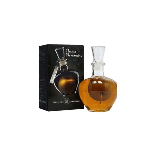 Pomme prisonnière carafe Massenez étui 40% 70cl