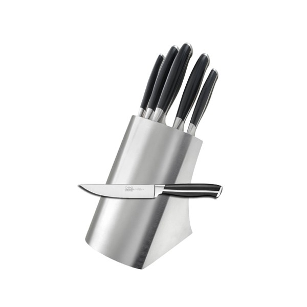 Bloc Glasgow inox + 5 couteaux  Sabatier Thiers