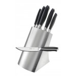 Bloc Glasgow inox + 5 couteaux  Sabatier Thiers