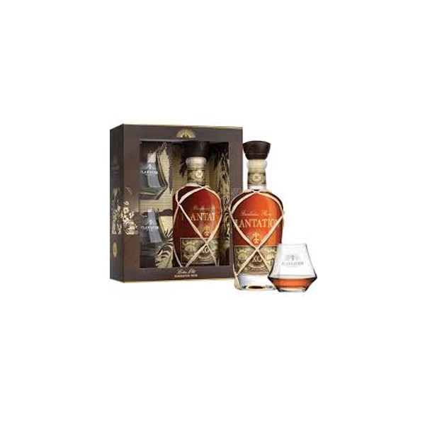 photo Plantation Rum xo 20th Anniversary 40° 2verres